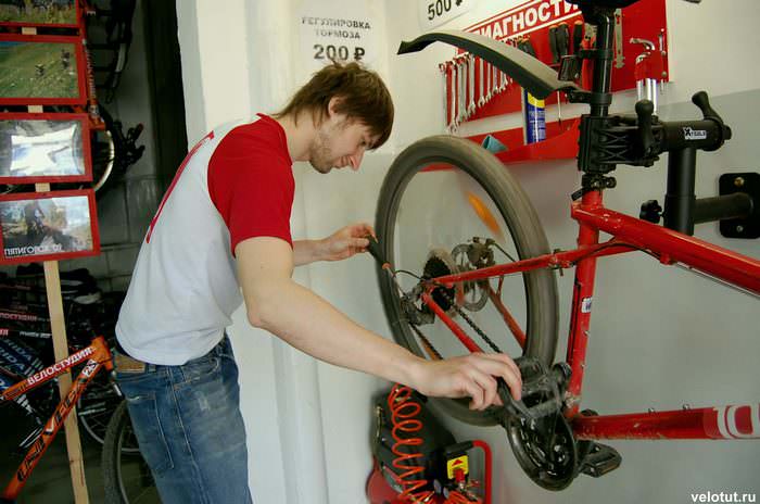 ремонт велосипеда в Велостудии